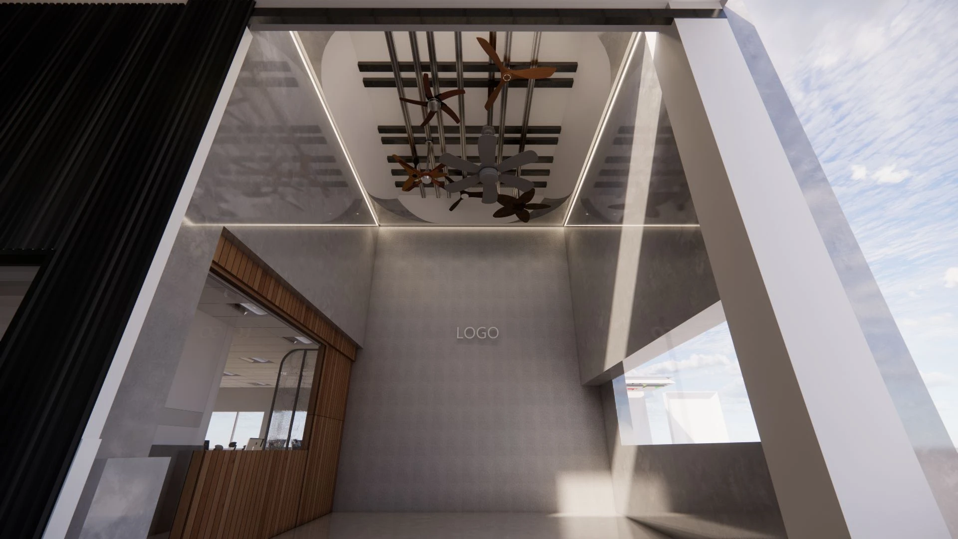 辦公室產辦/設計初稿/很多風扇