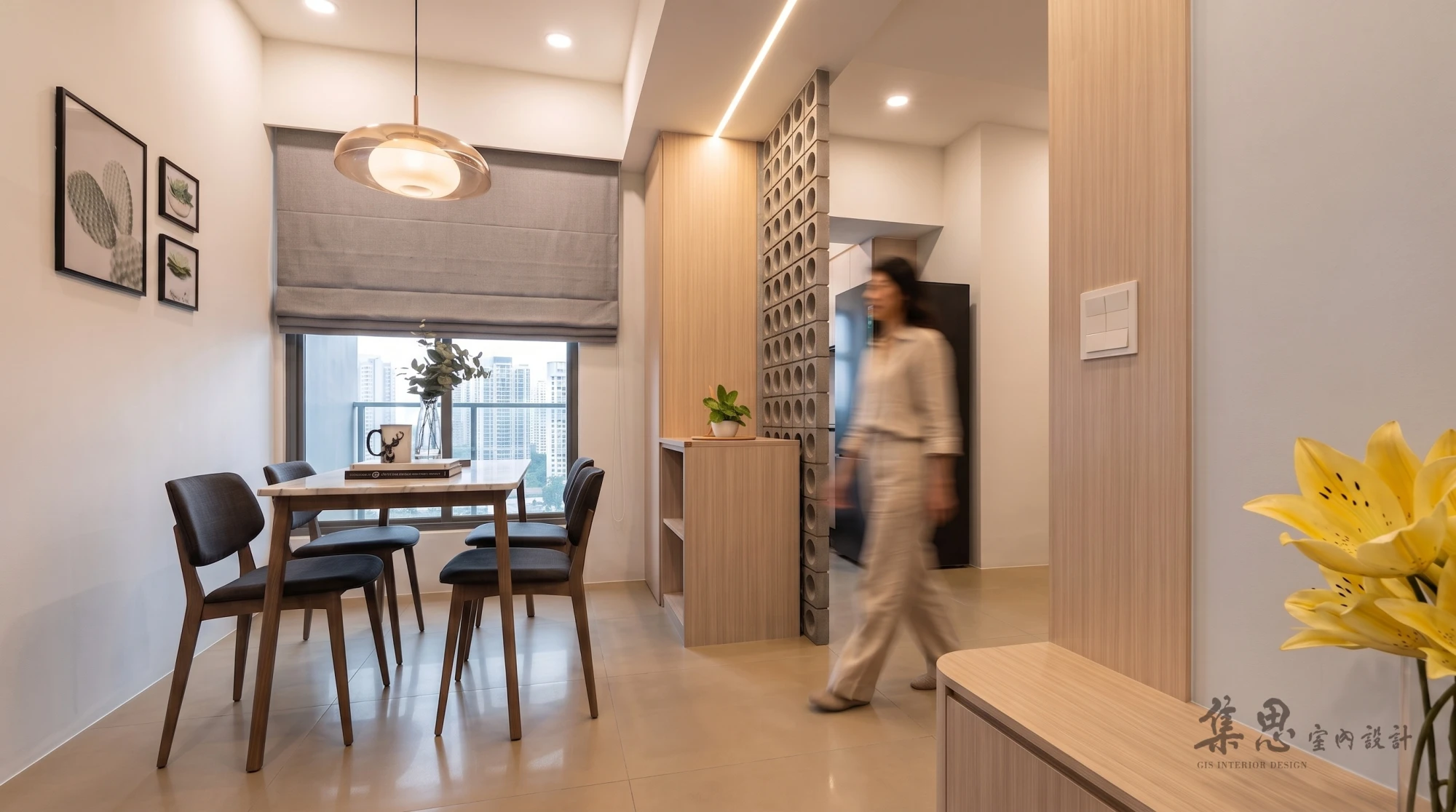 寶樺境美術｜客餐廳與玄關的開放式設計美學