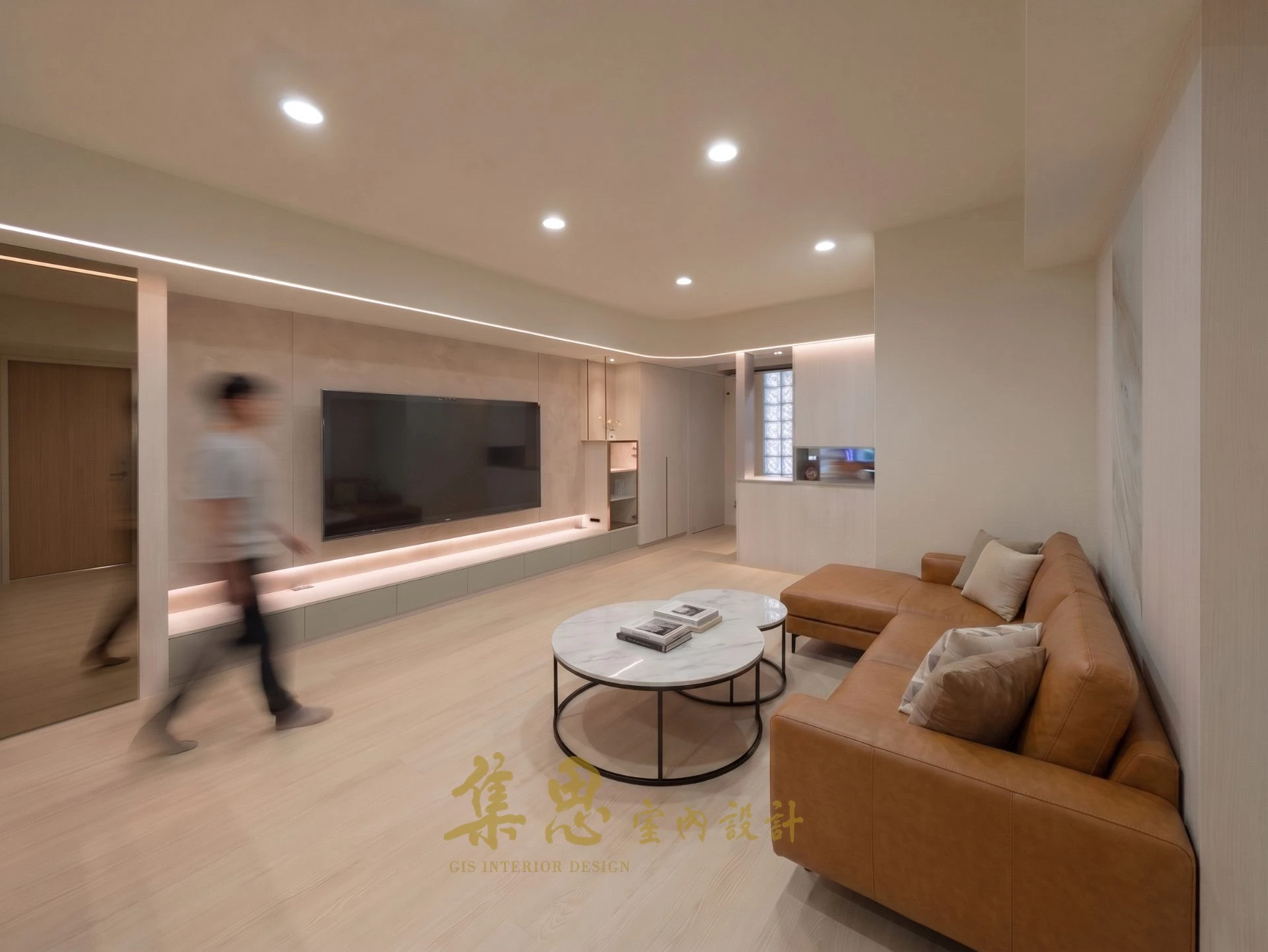 台中現蔡宅住宅設計｜開放式客餐廚