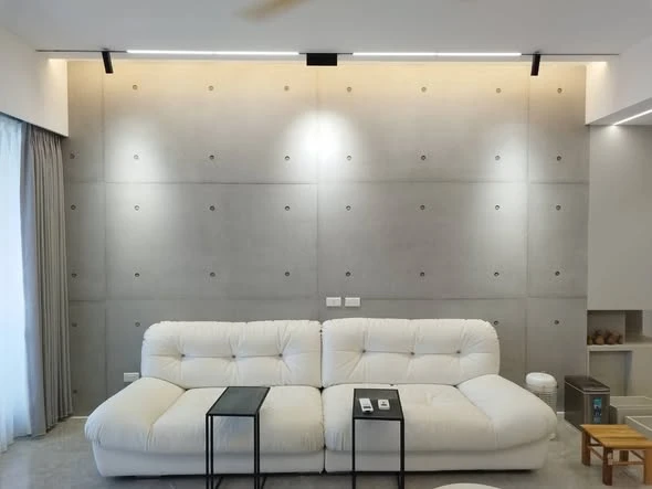 宜蘭背牆後製清水模