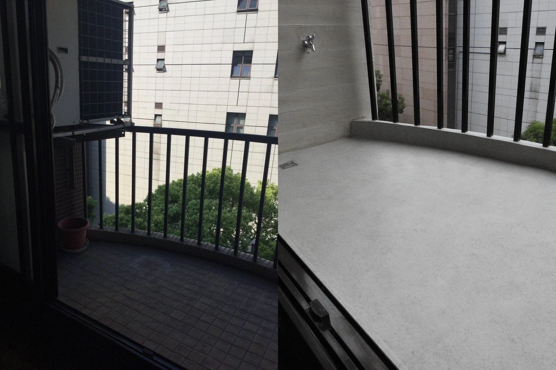 永和磁磚免打除拉皮後製清水模木紋、清水模地坪