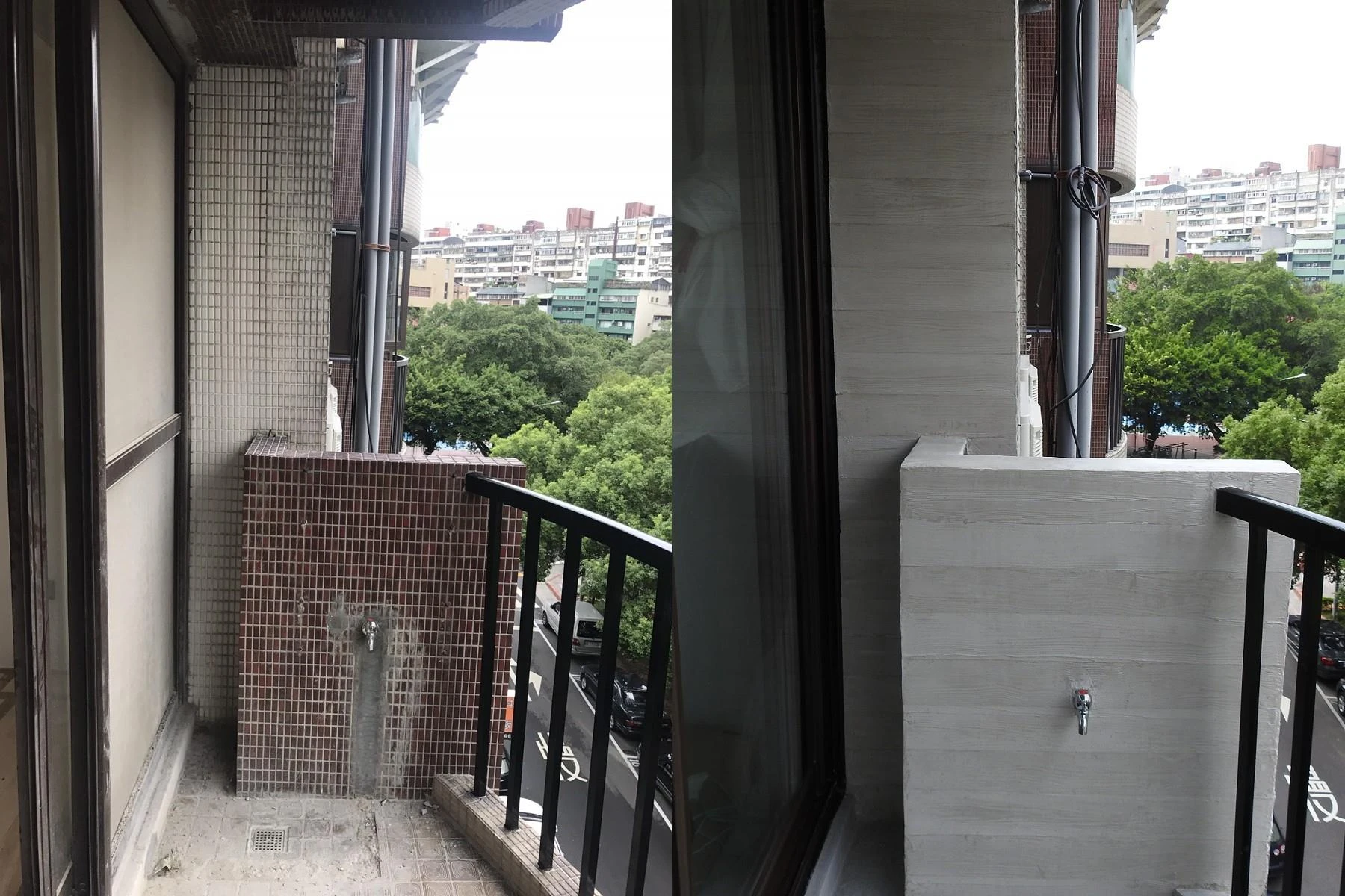 永和磁磚免打除拉皮後製清水模木紋、清水模地坪