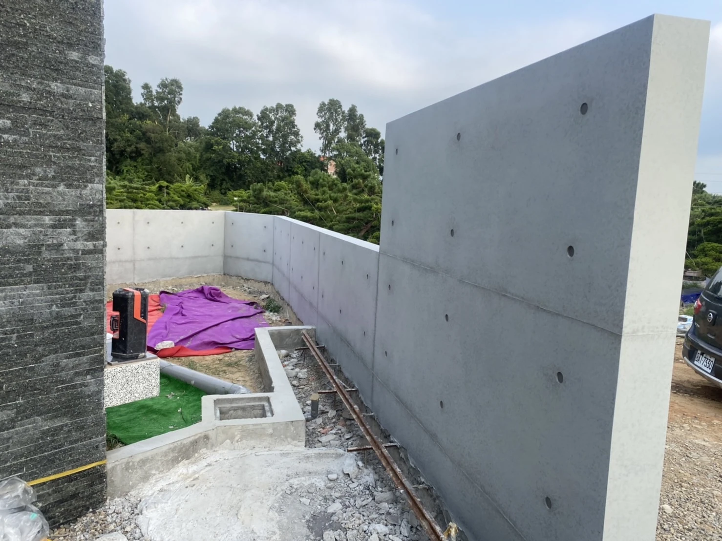 龍潭民宅後製清水模