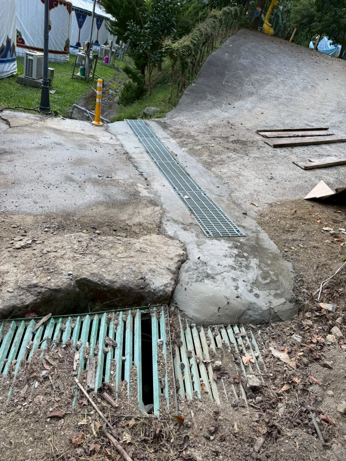 新建截水溝-獅潭露營區案