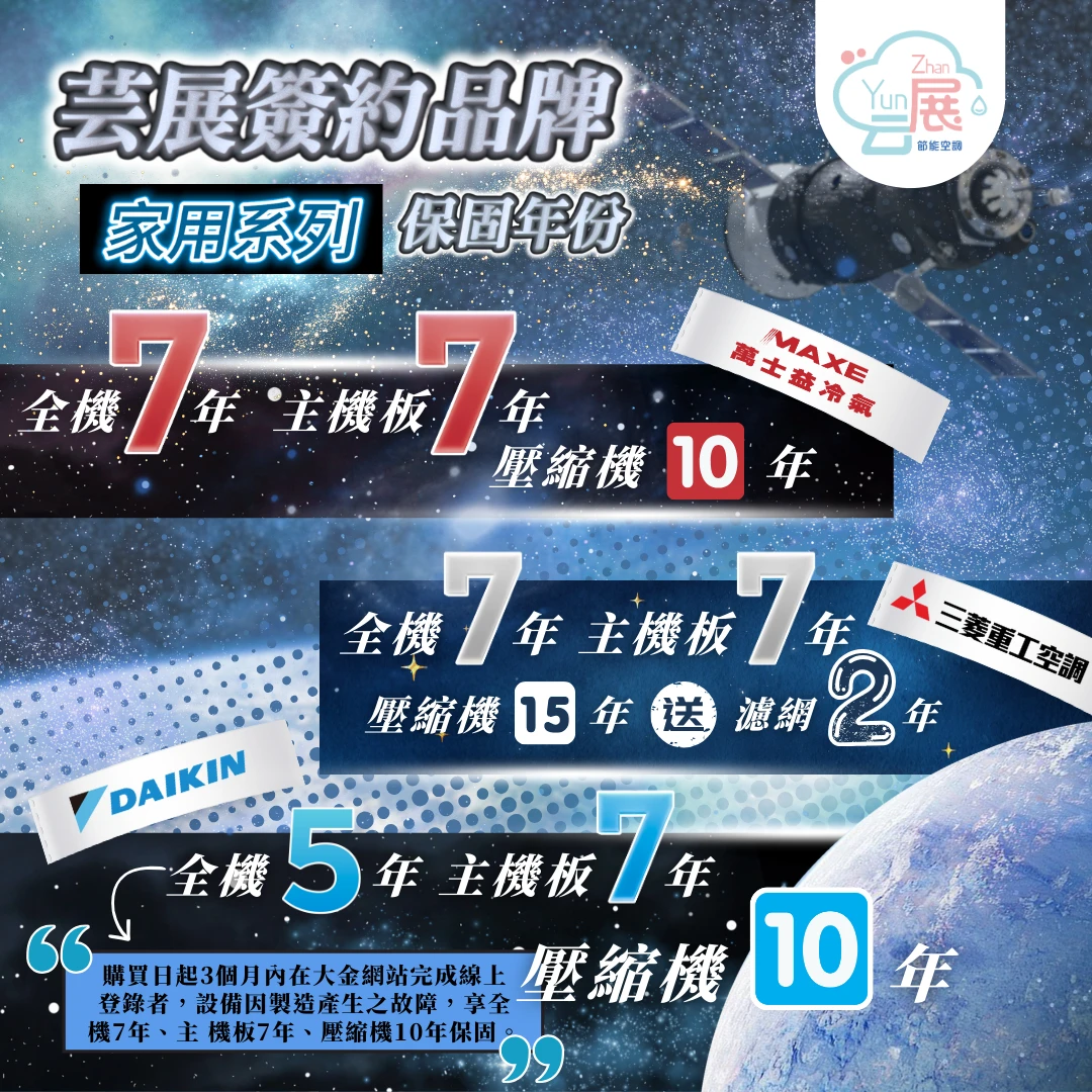 買冷氣前，你可以了解的保固資訊