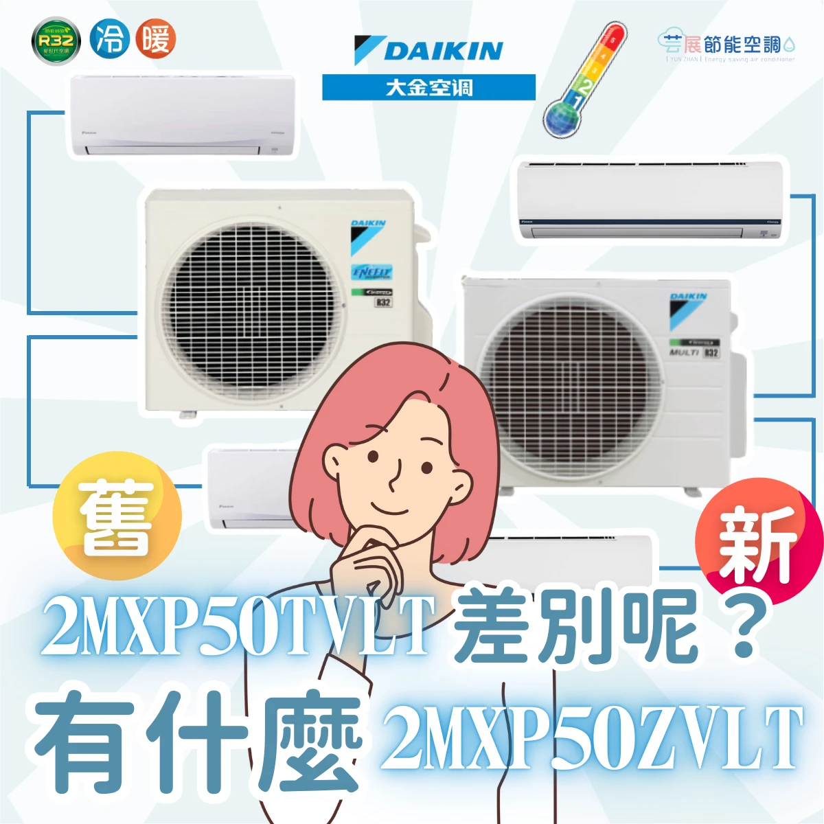 大金多聯系列升級重點｜新舊款差異一次看