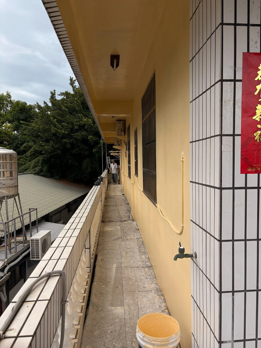 埤頭｜全棟室外裂縫填補施作外牆防水漆