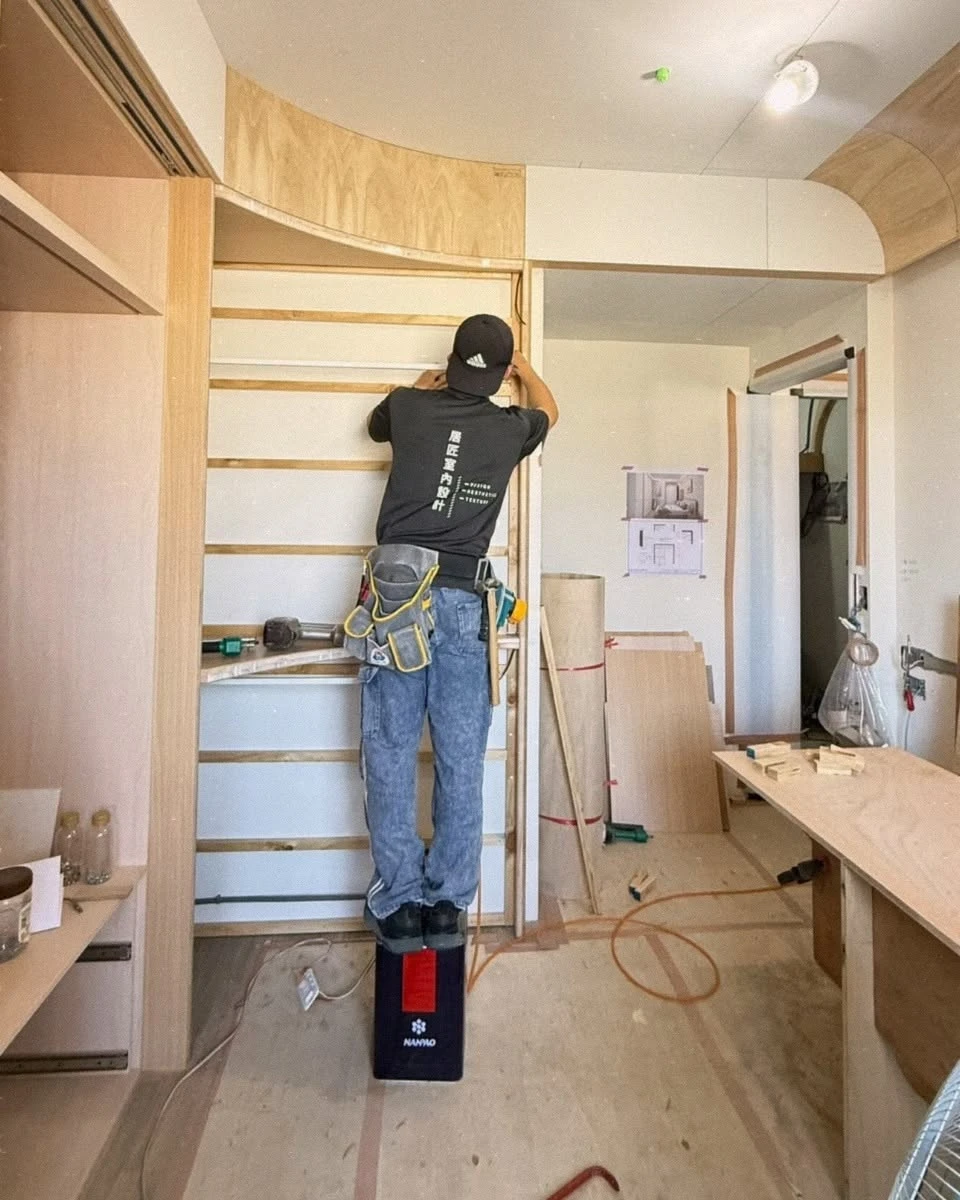 木作進場、是空間開始有溫度的時刻