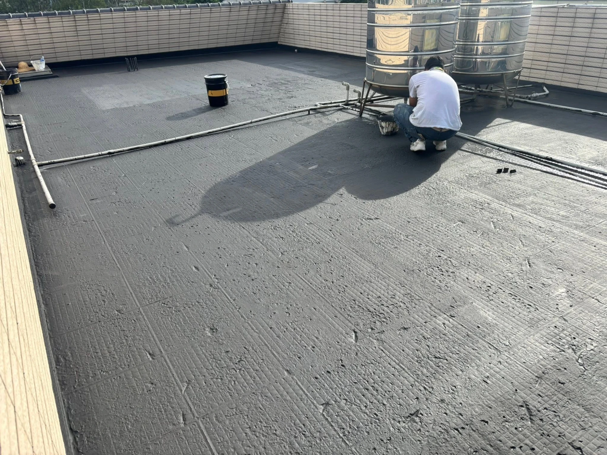 竹南頂樓防水隔熱工程