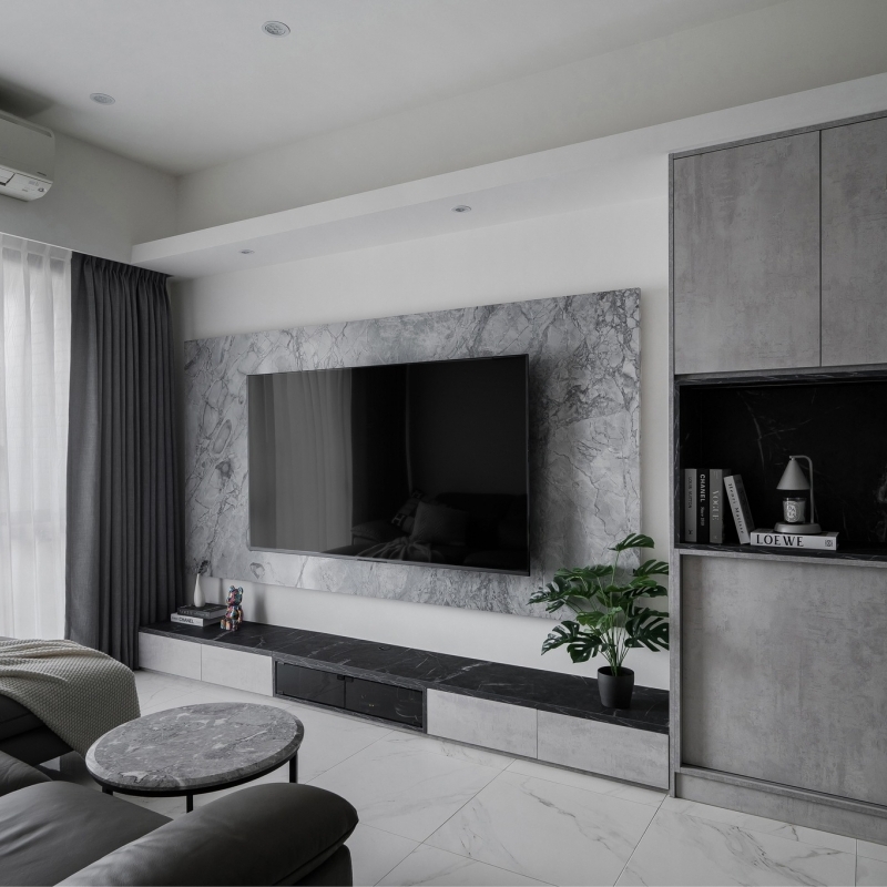 中古屋翻修黑灰風格