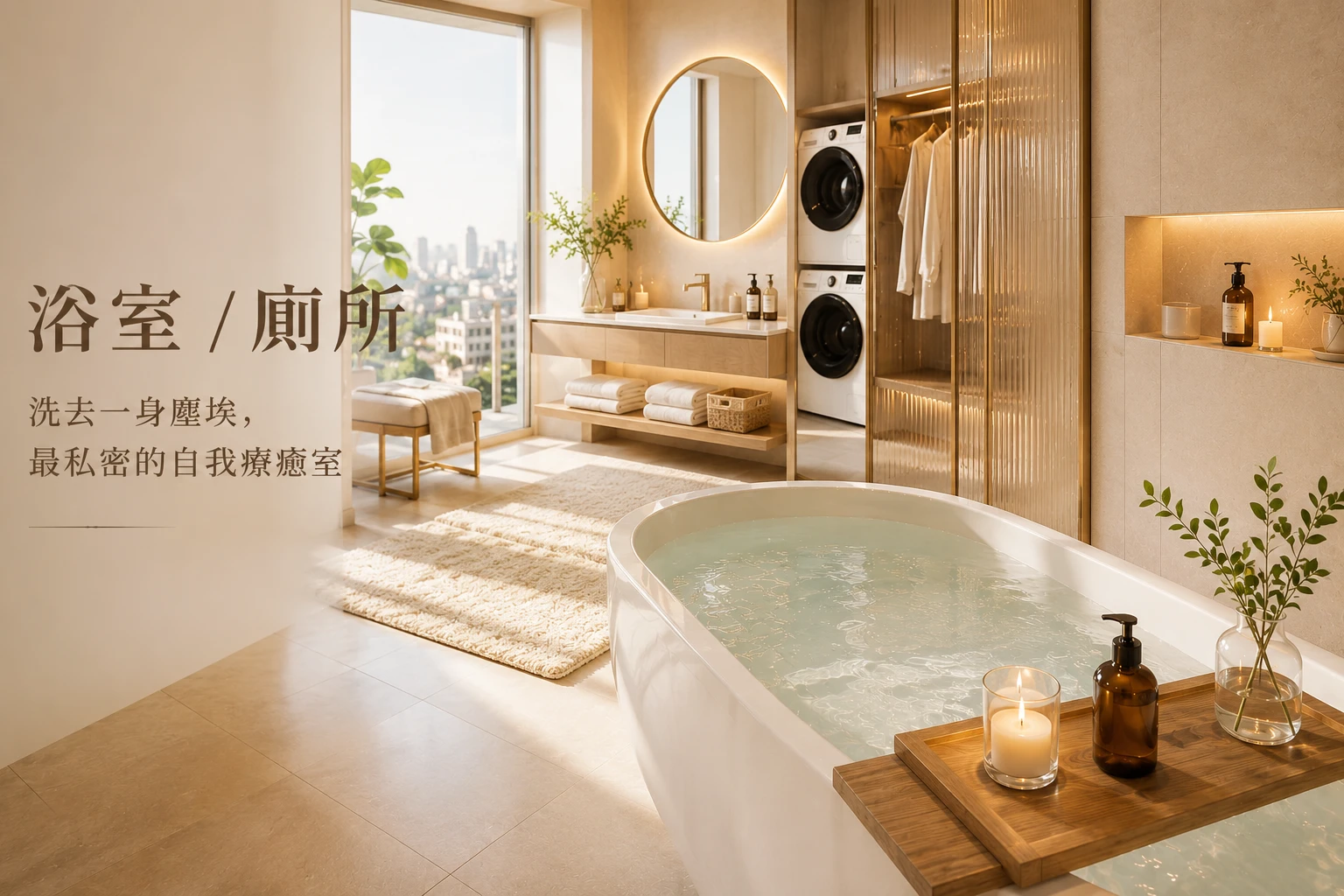 空間定見系列（五）：浴室/廁所——洗去一身塵埃，最私密的自我療癒室