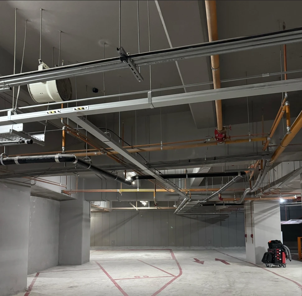 新建大樓內部施工