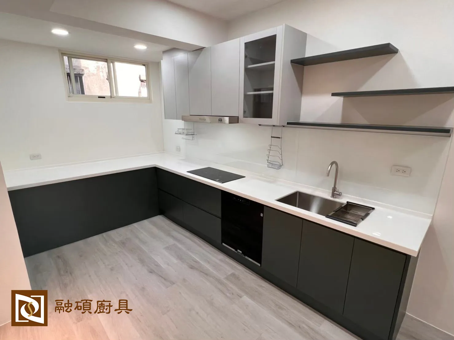 【鶯歌案】簡約L型廚具