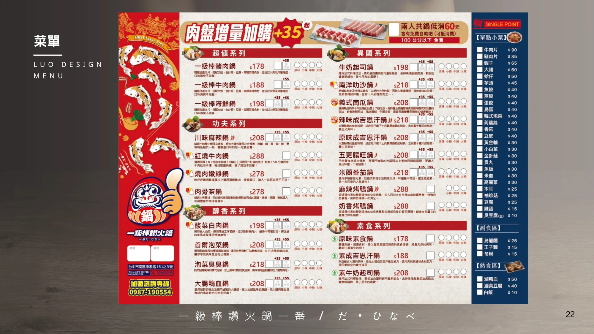 一級棒火鍋加盟