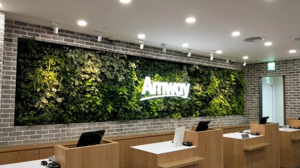 Amway|辦公室綠牆設計