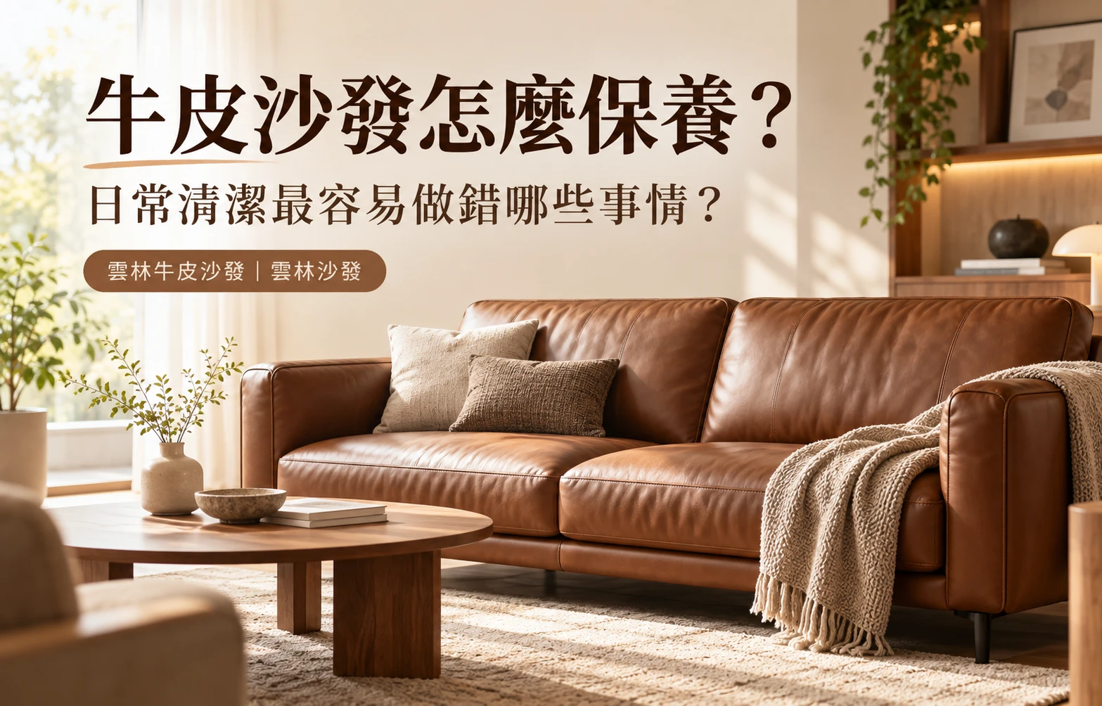 牛皮沙發怎麼保養？日常清潔最容易做錯哪些事情？｜雲林牛皮沙發｜雲林沙發
