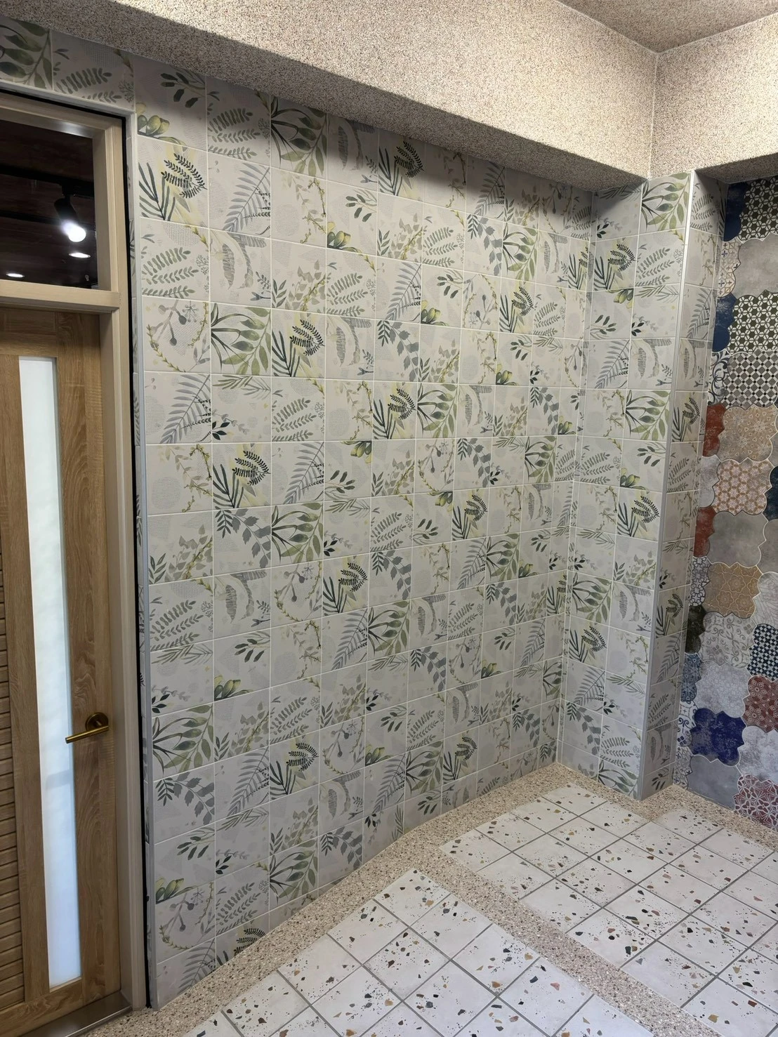 建材行磁磚鋪貼展示