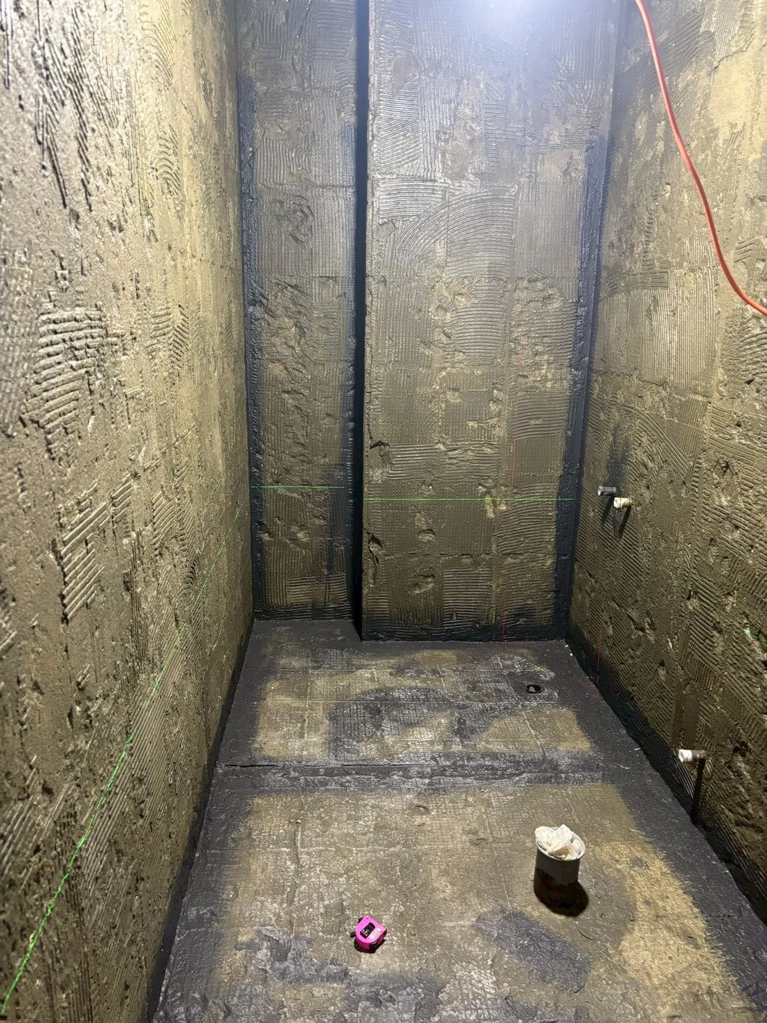 軍功路 打除+防水施工+磁磚鋪設 完工