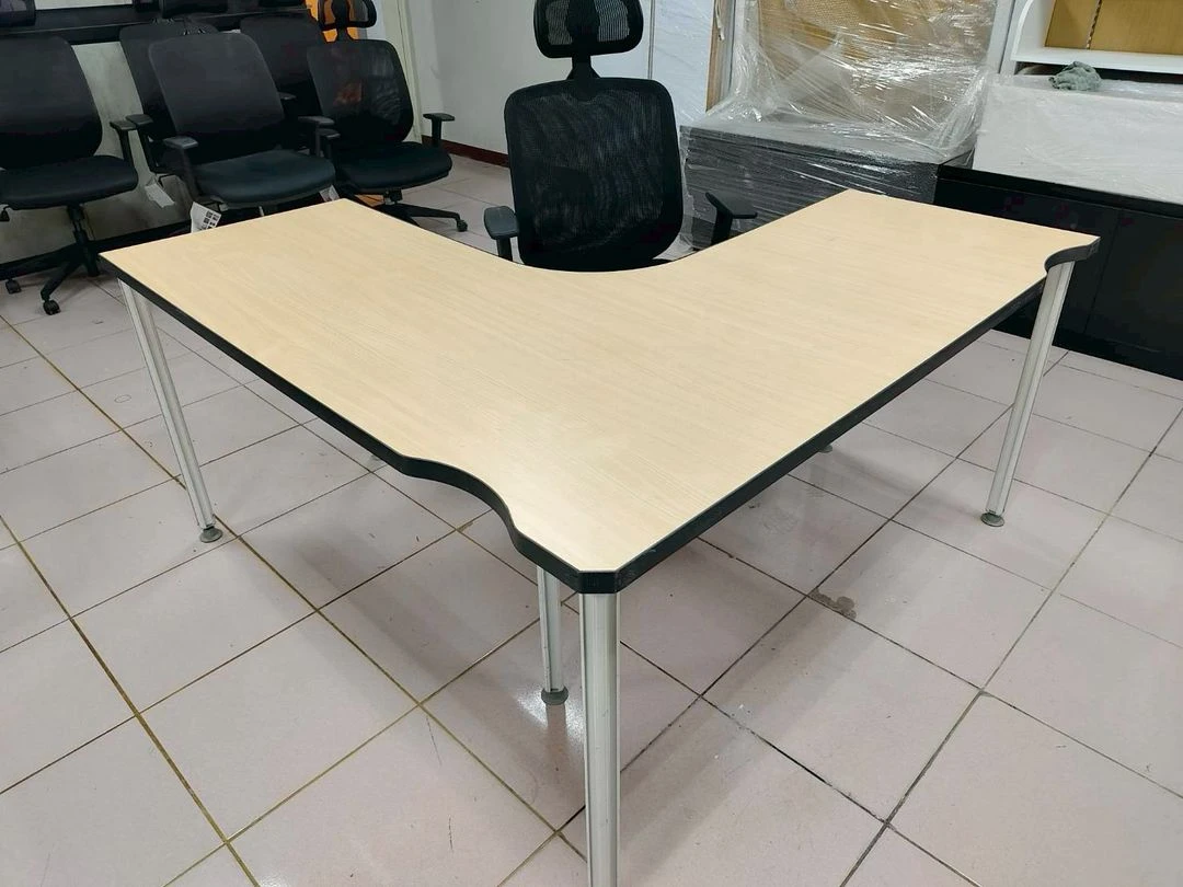 一體成形L型主管桌