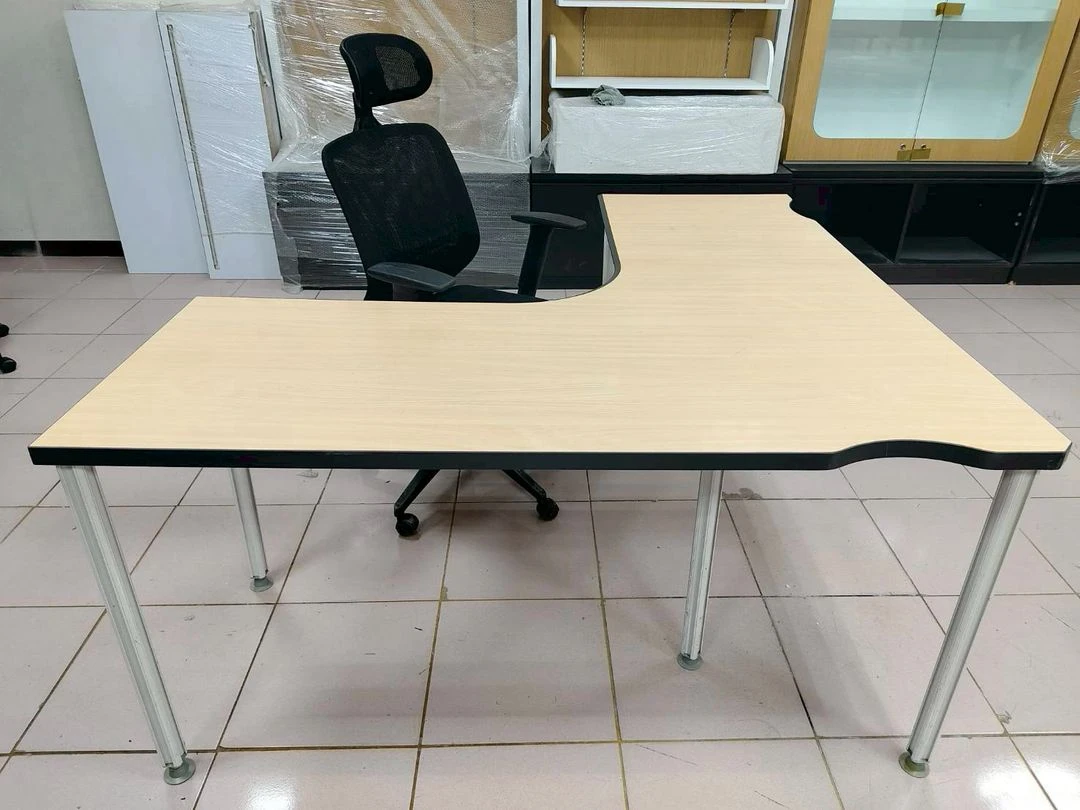 一體成形L型主管桌