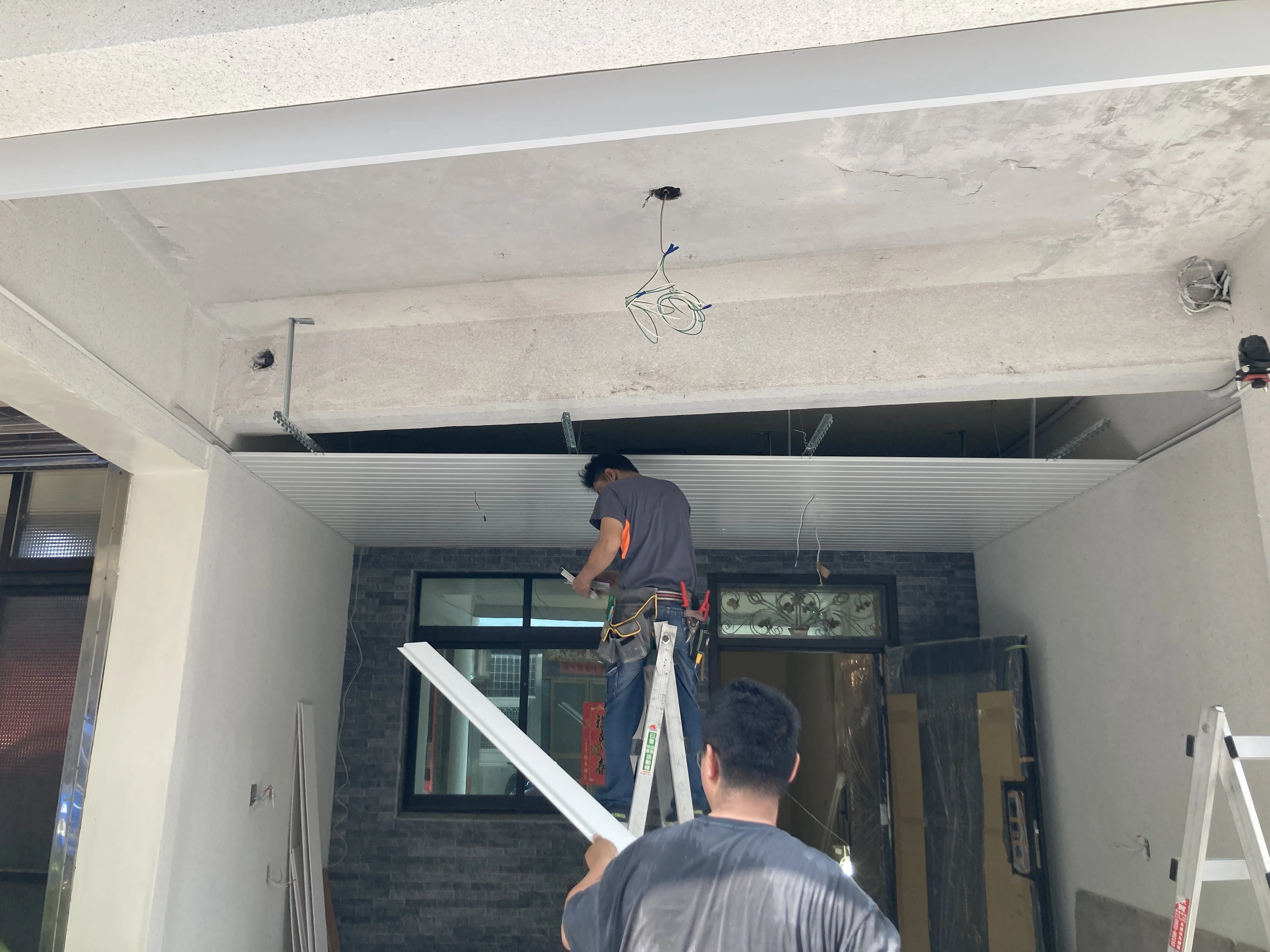 民宅修繕 | 苗栗天花板新增工程<BR>防颱天花板 | 苑裡