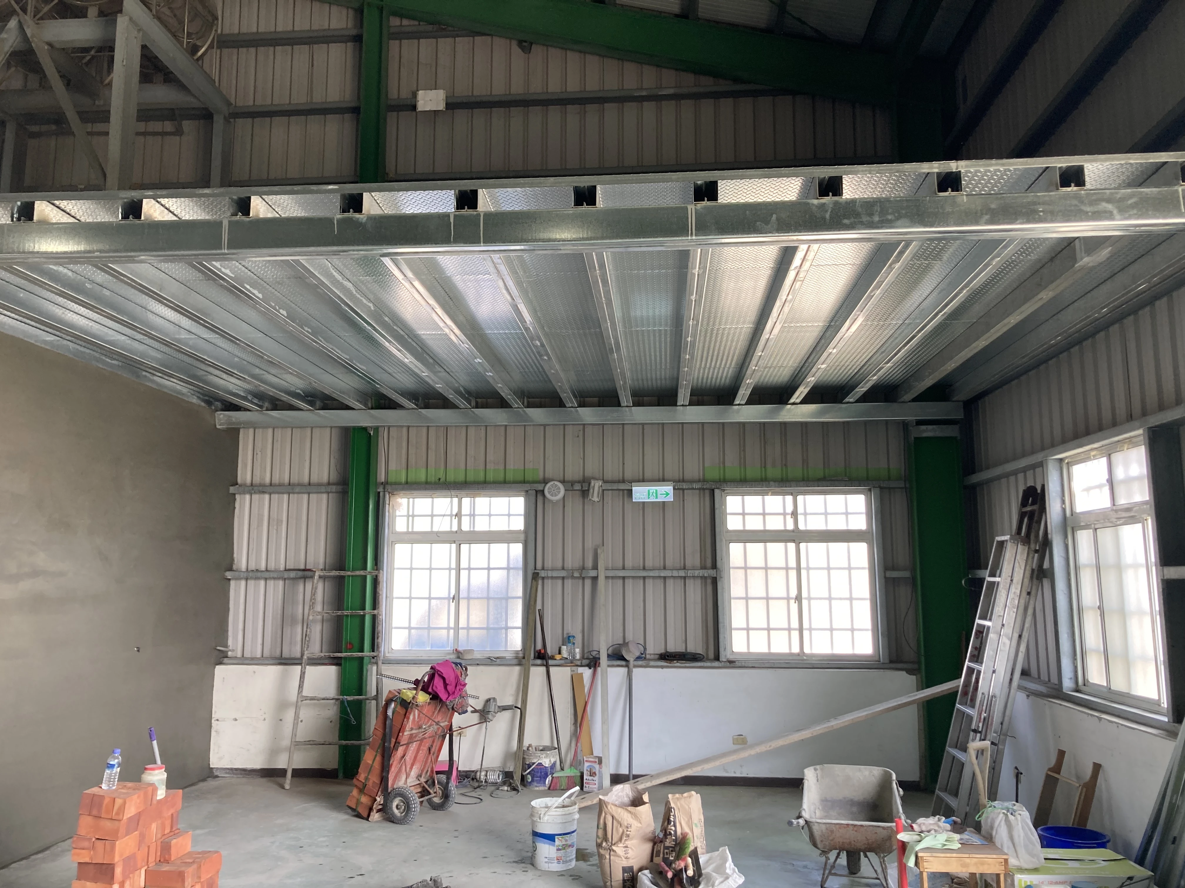 工廠新建 | 台中天花板新增工程<BR>明架天花板 | 大甲