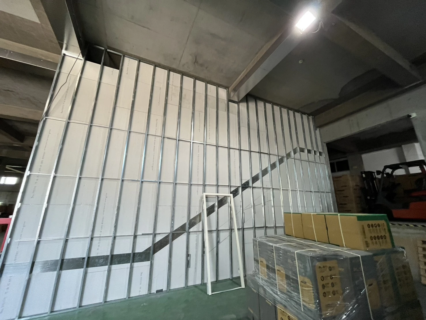 工廠新建 | 台中輕隔間新增工程<BR>防火隔間牆 | 潭子