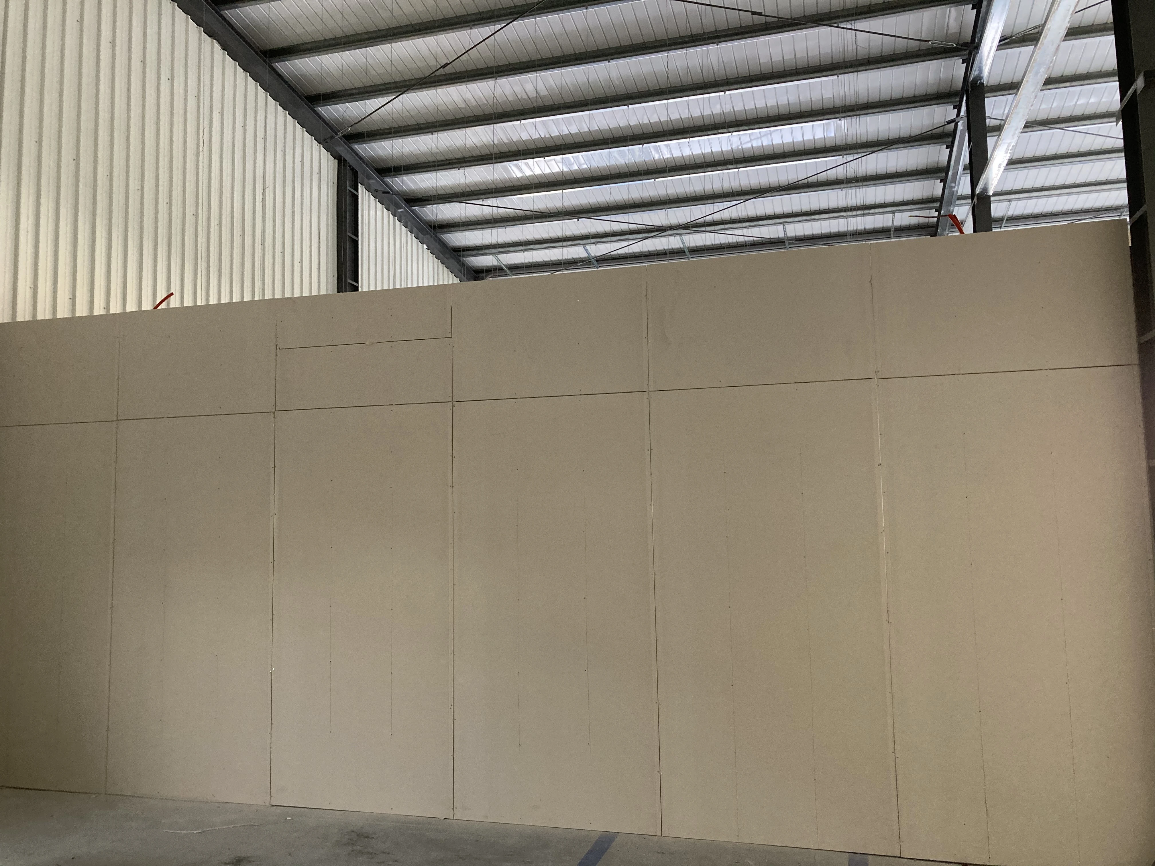 工廠新建 | 台中輕隔間新增工程<BR>防火隔間牆 | 神岡