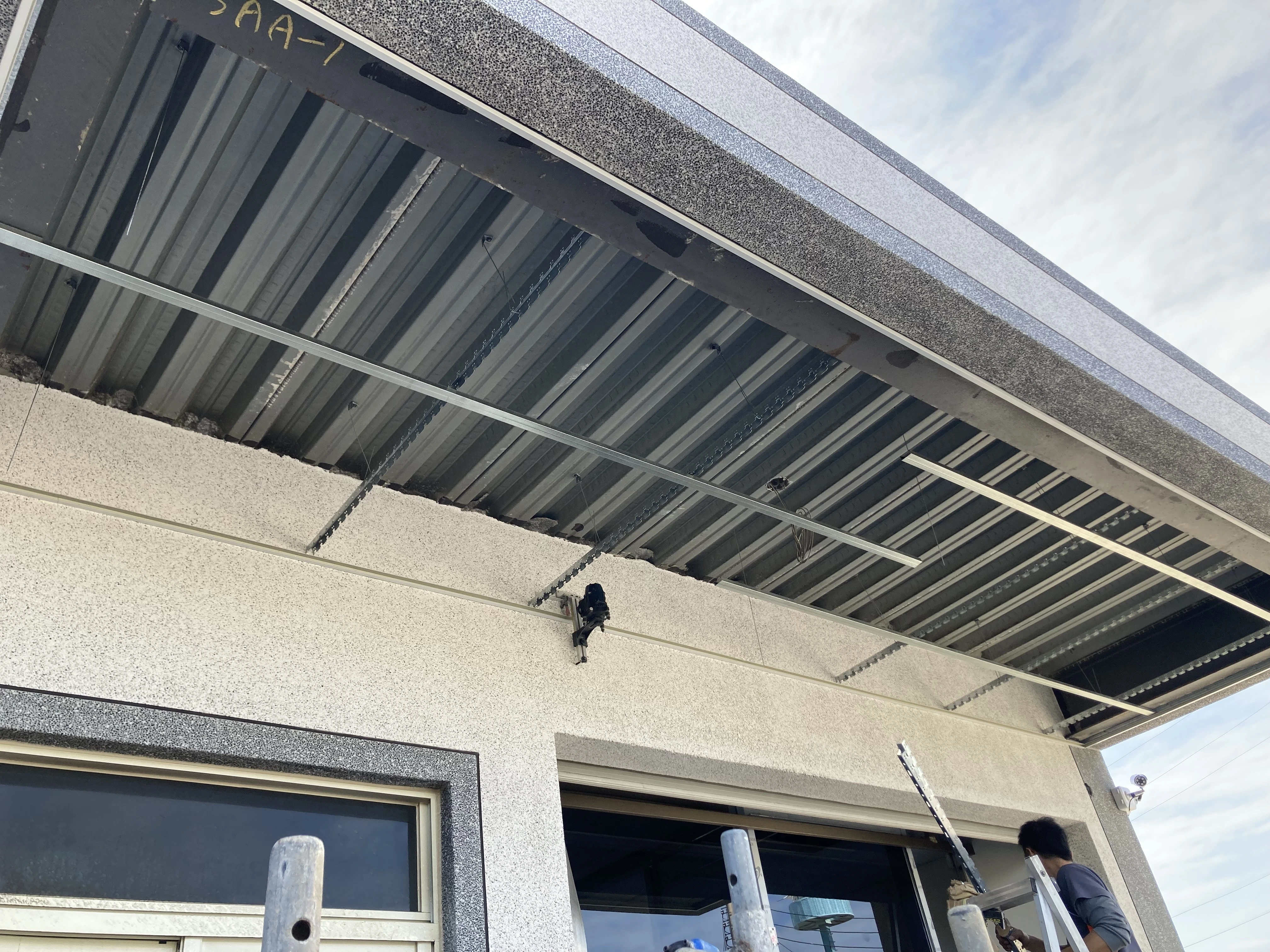 工廠新建 | 台中天花板新增工程<BR>防颱天花板 | 大甲