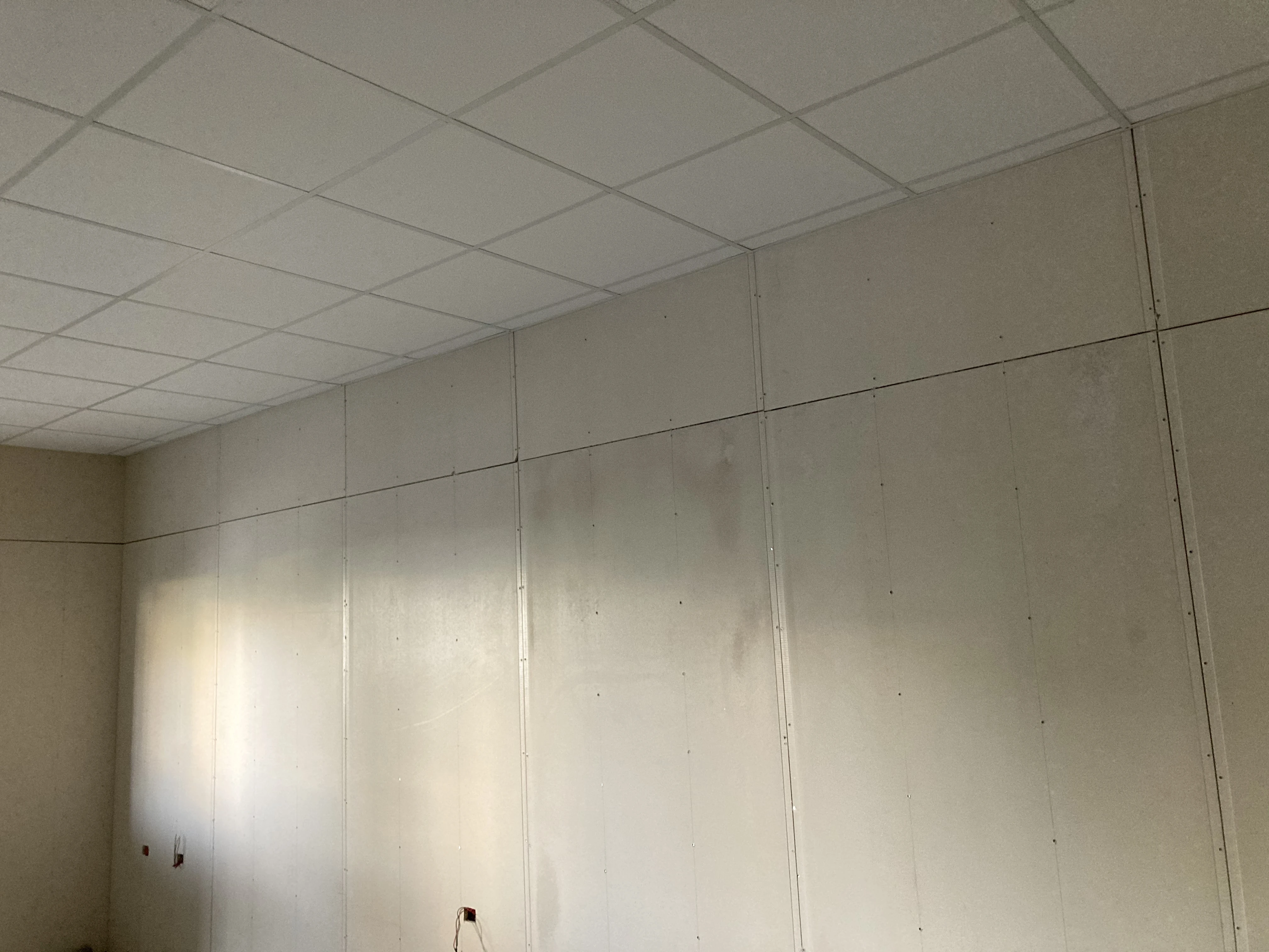 工廠新建 | 台中天花板新增工程<BR>明架天花板 | 神岡