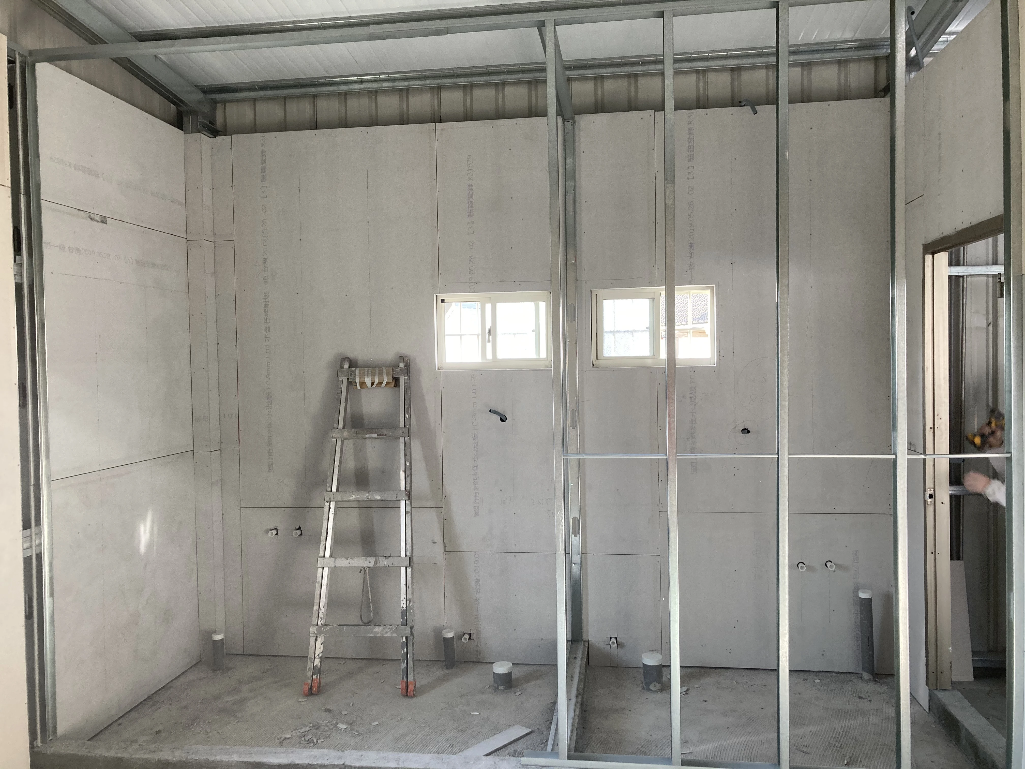 民宅修繕 | 海線輕隔間新增工程<BR>乾式隔間牆 | 大安