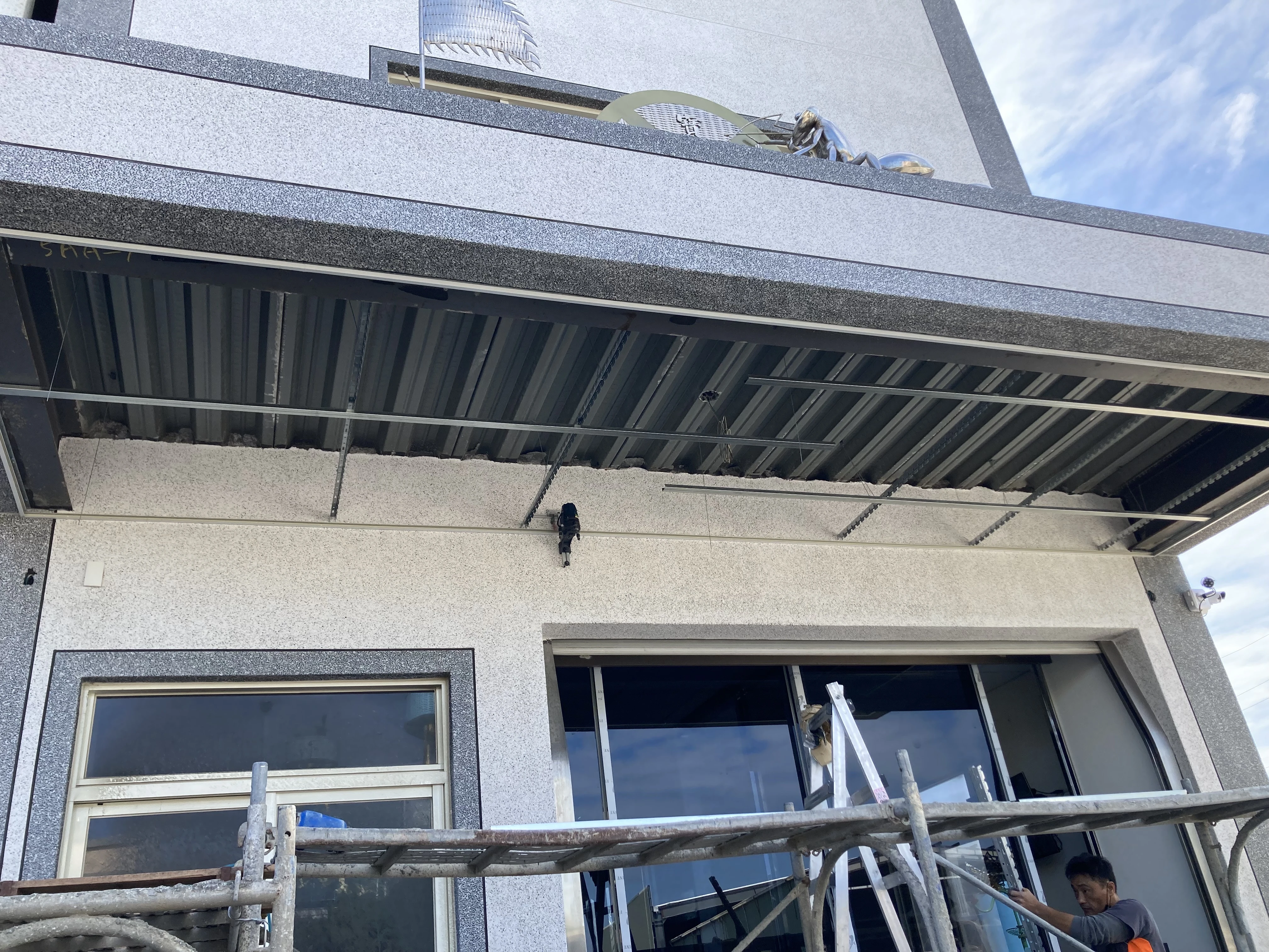 工廠新建 | 台中天花板新增工程<BR>防颱天花板 | 大甲