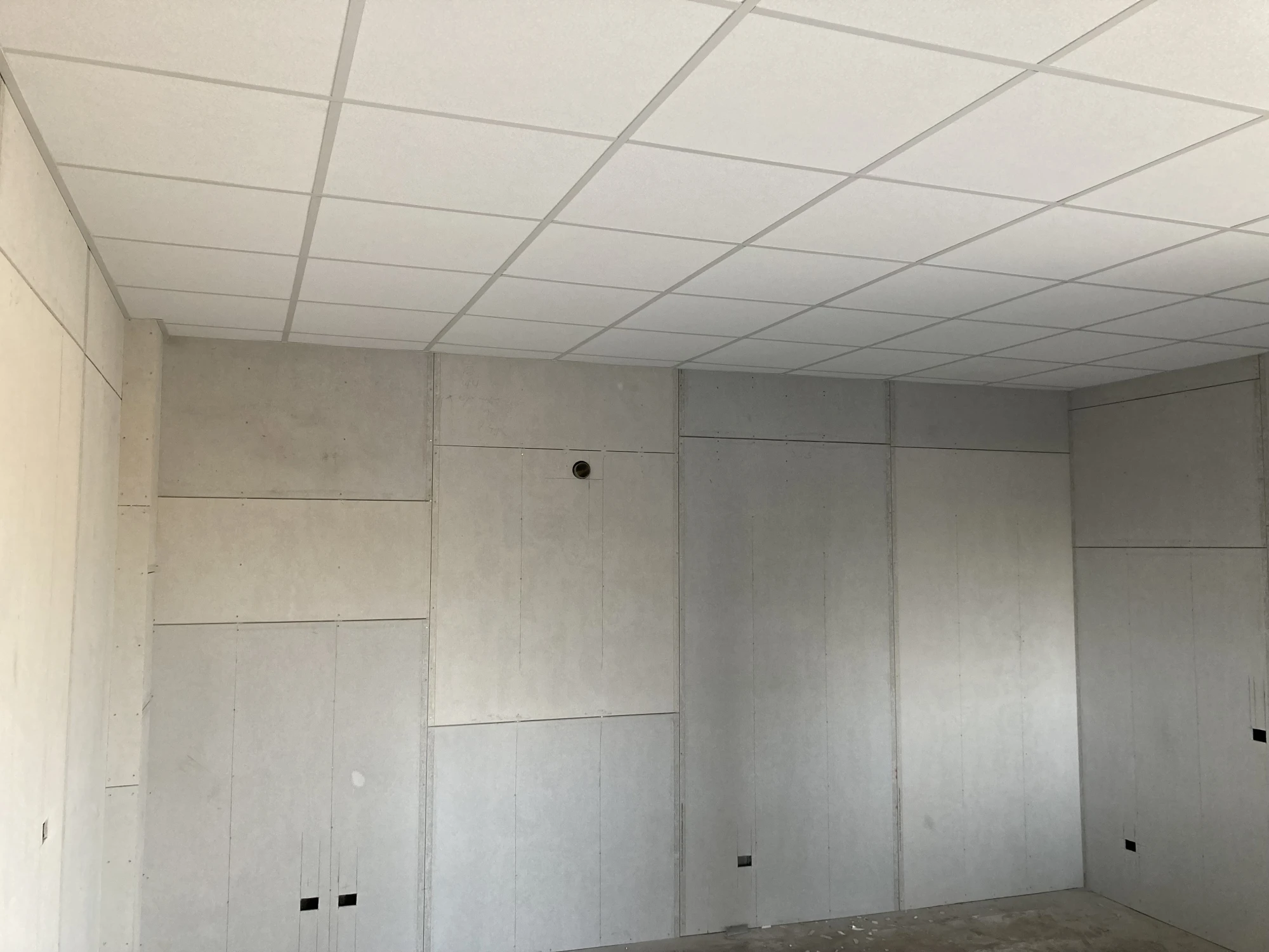 工廠新建 | 台中天花板新增工程<BR>明架天花板 | 大甲