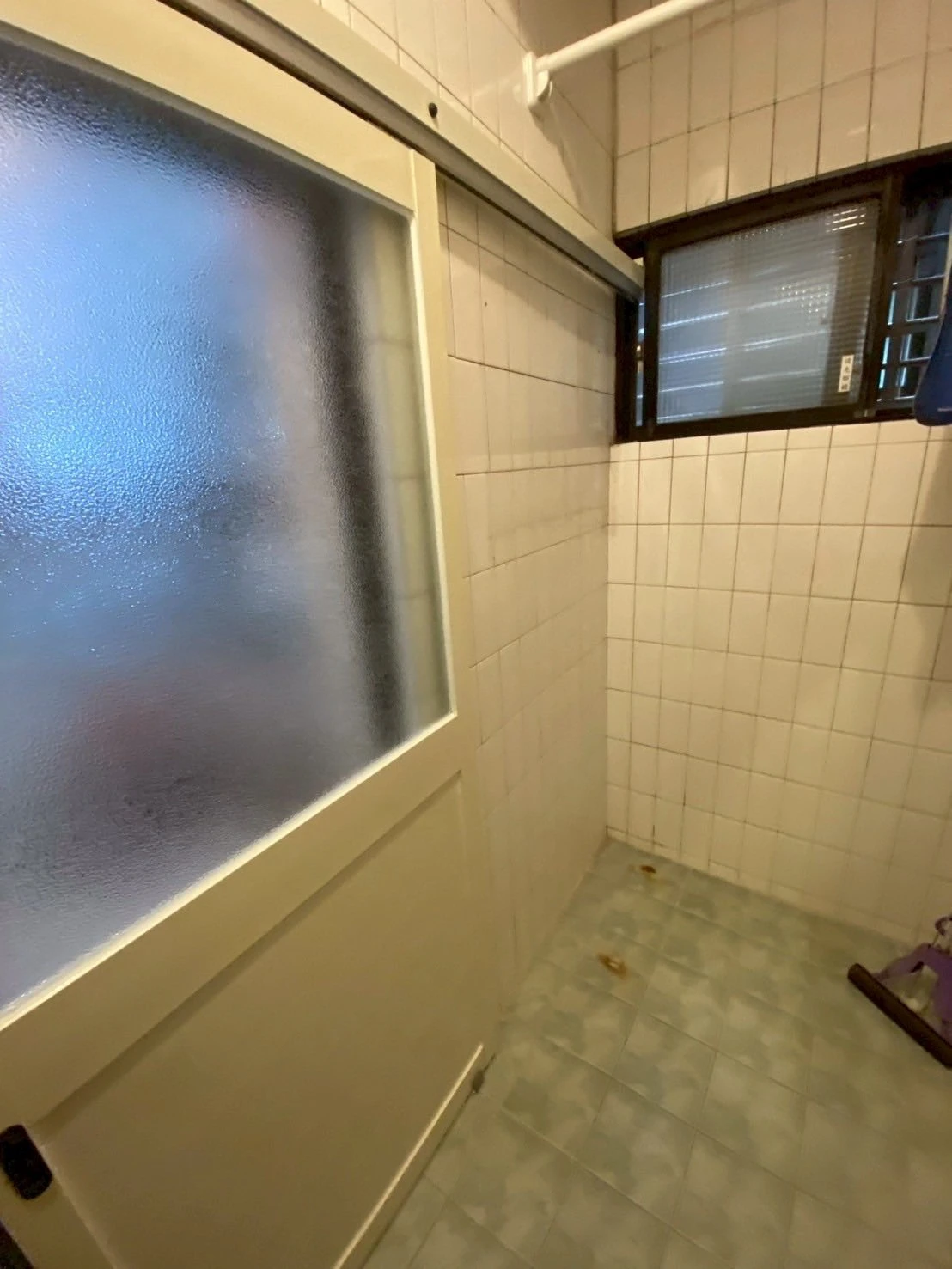 南港｜去除門檻/ 浴室門換成左右開滑門/無障礙扶手