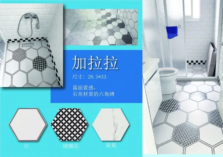 加拉拉系列-六角磚/磁磚公司,高雄磁磚公司