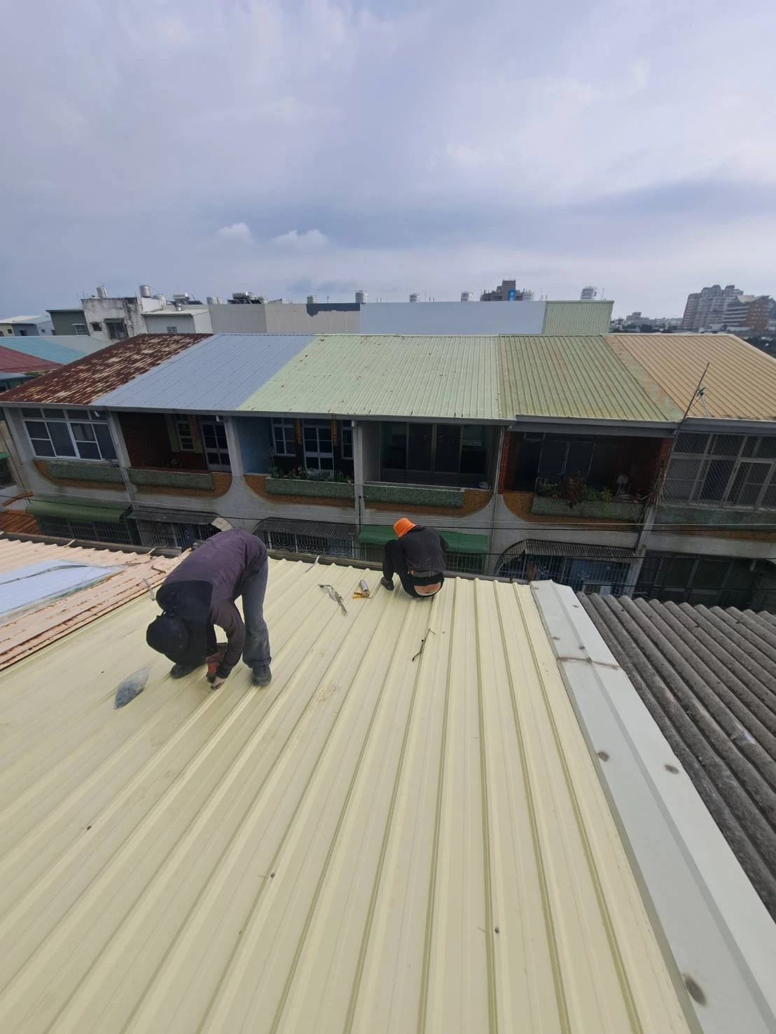 鍍鋅鋼板三合一鐵皮屋頂