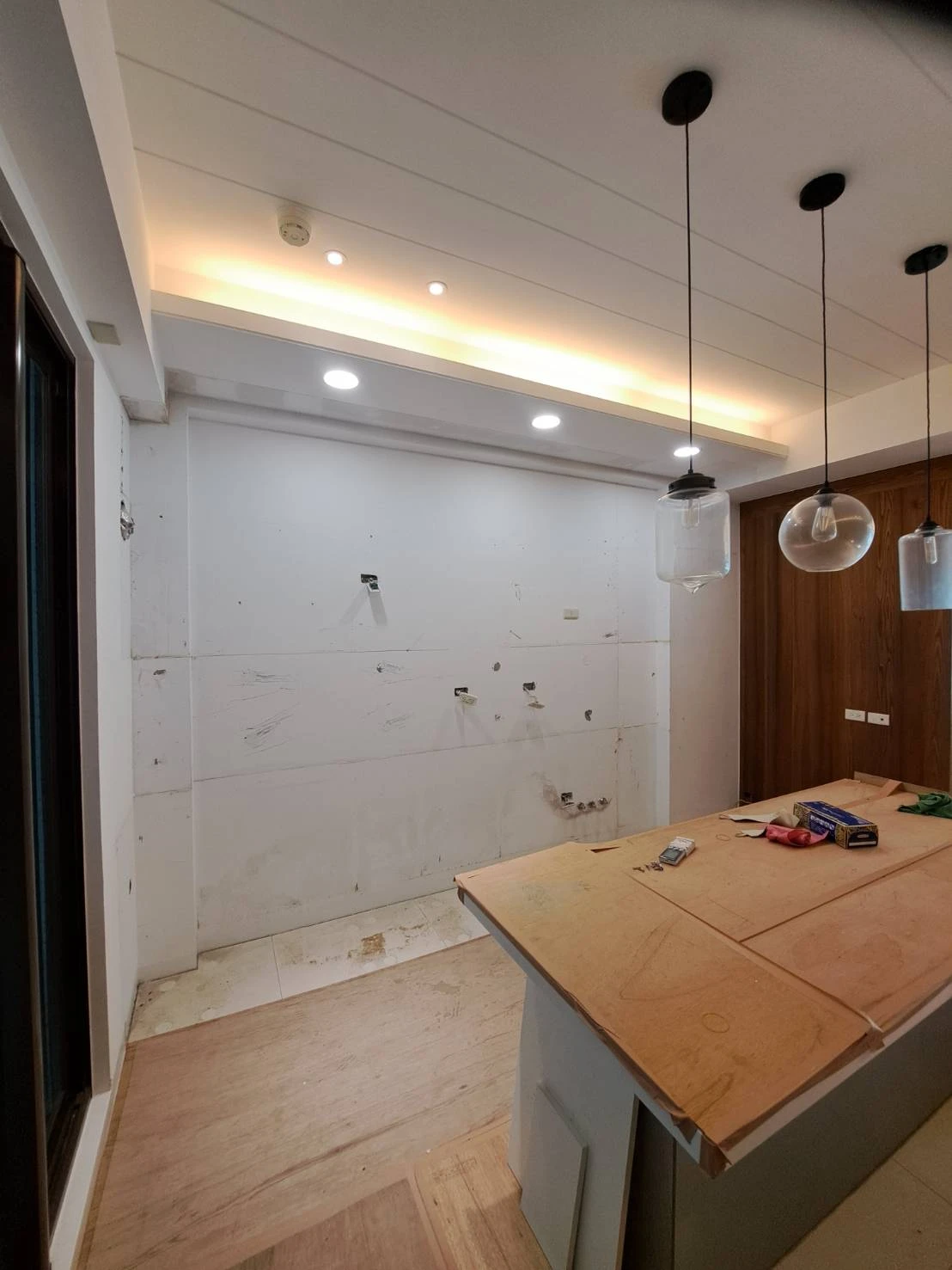 廚房系統櫃施工前後比對