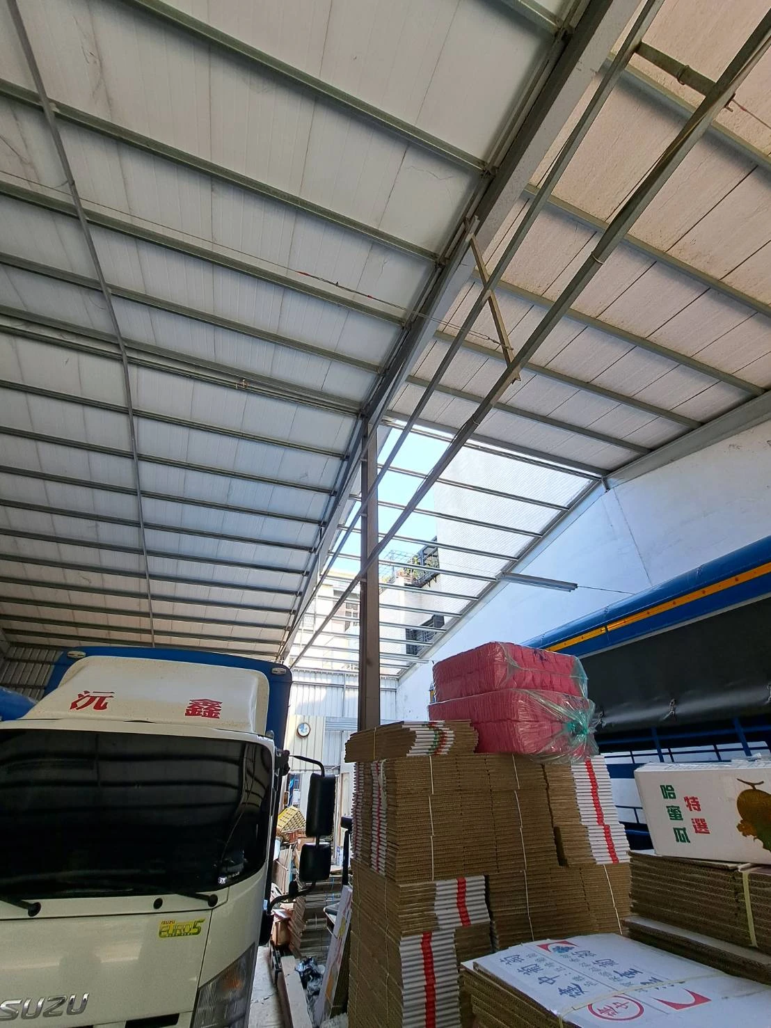 鐵皮屋頂更換前後比對