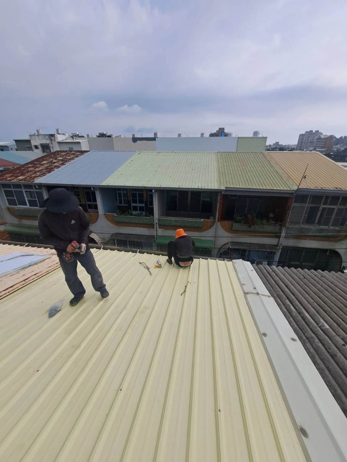 鍍鋅鋼板三合一鐵皮屋頂