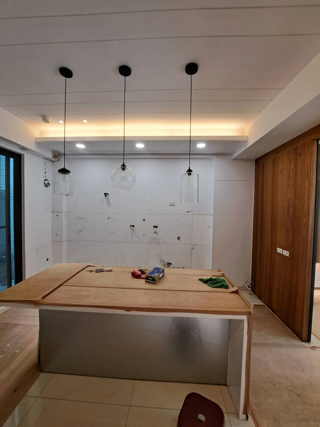 廚房系統櫃施工前後比對