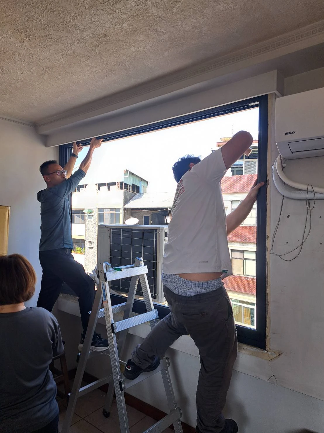 窗戶更換氣密窗前後比對