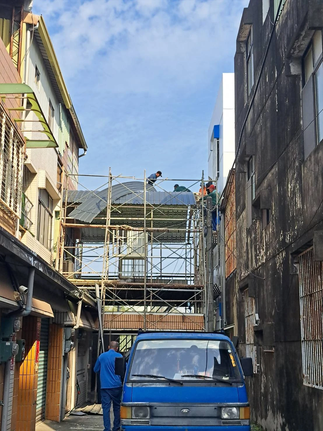 鐵皮屋施作前後比對