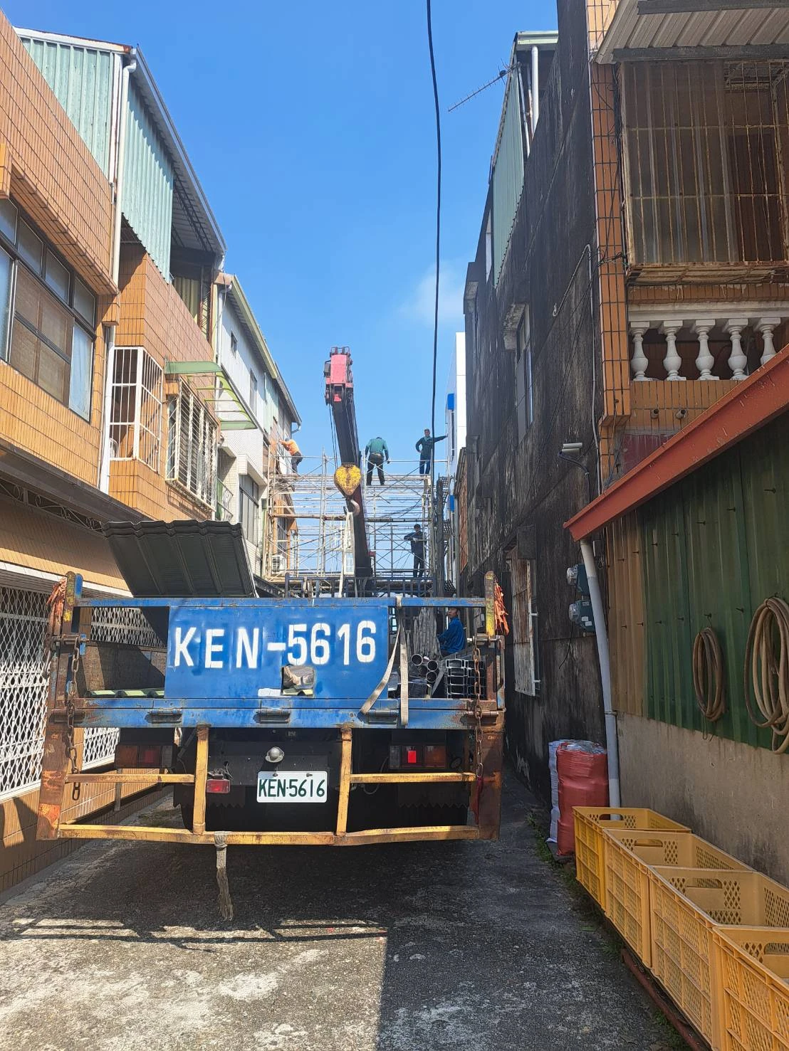 鐵皮屋施作前後比對