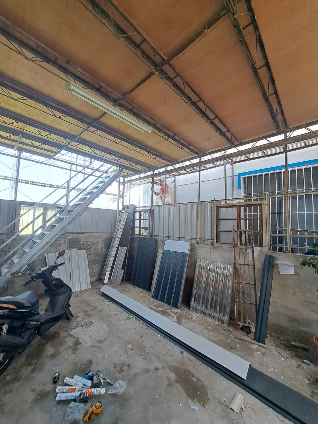 鐵皮屋施作前後比對