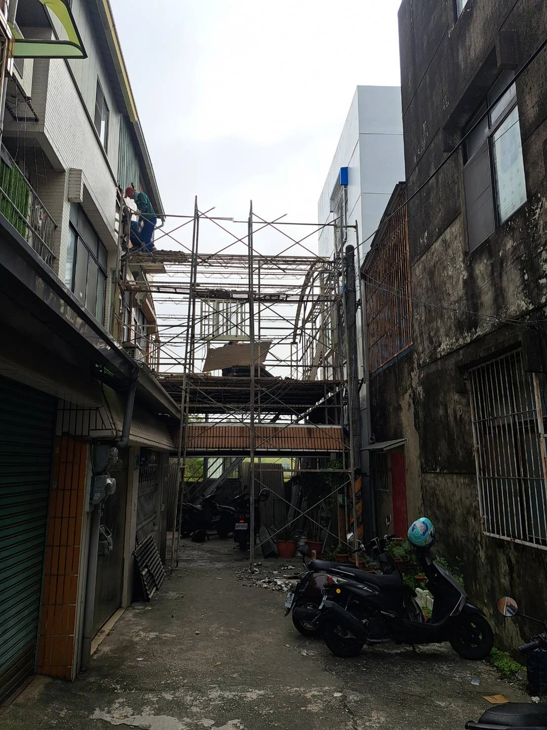 鐵皮屋施作前後比對