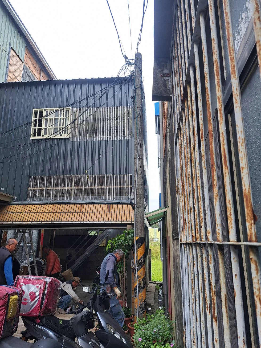 鐵皮屋施作前後比對