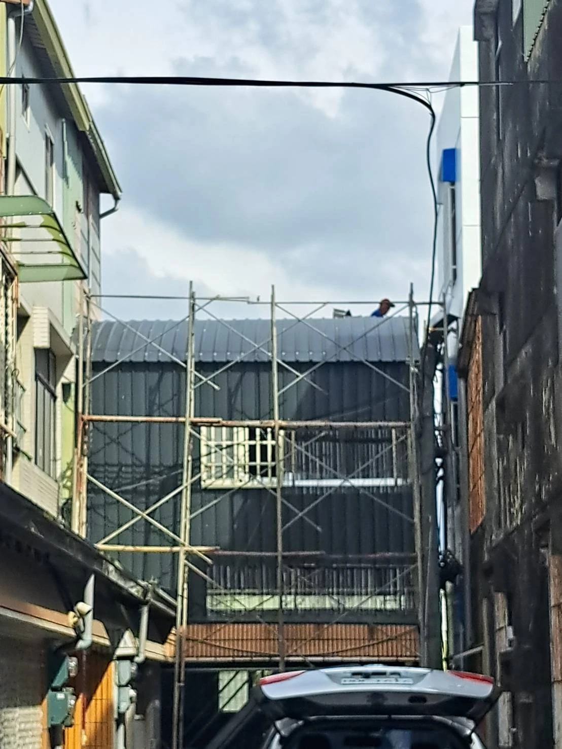 鐵皮屋施作前後比對