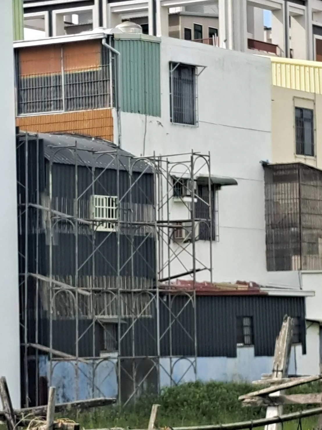 鐵皮屋施作前後比對