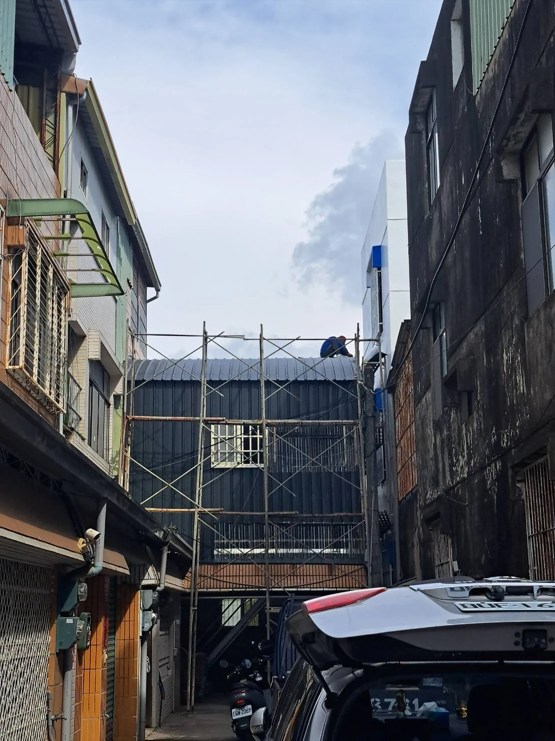 鐵皮屋施作前後比對