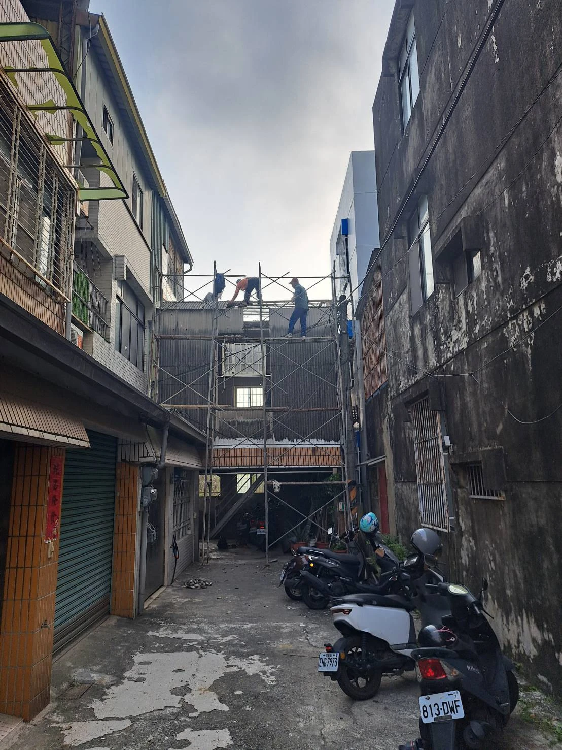 鐵皮屋施作前後比對